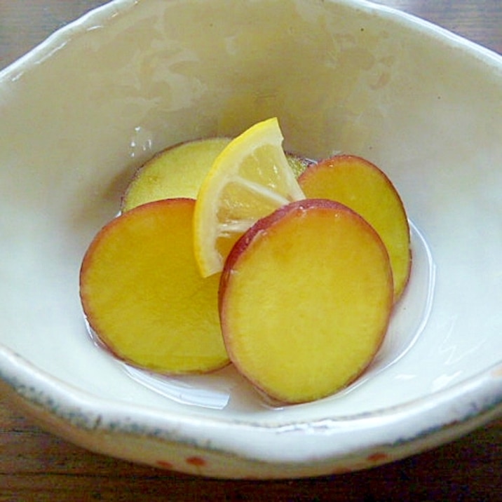 爽やかな甘味と酸味☆さつま芋のレモン煮